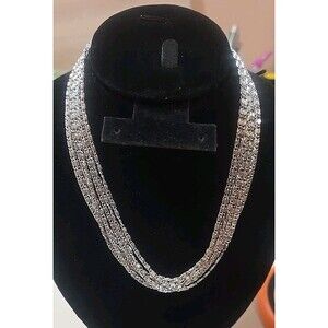 Vintage Sarah Cov Silver Tone 16" Necklace